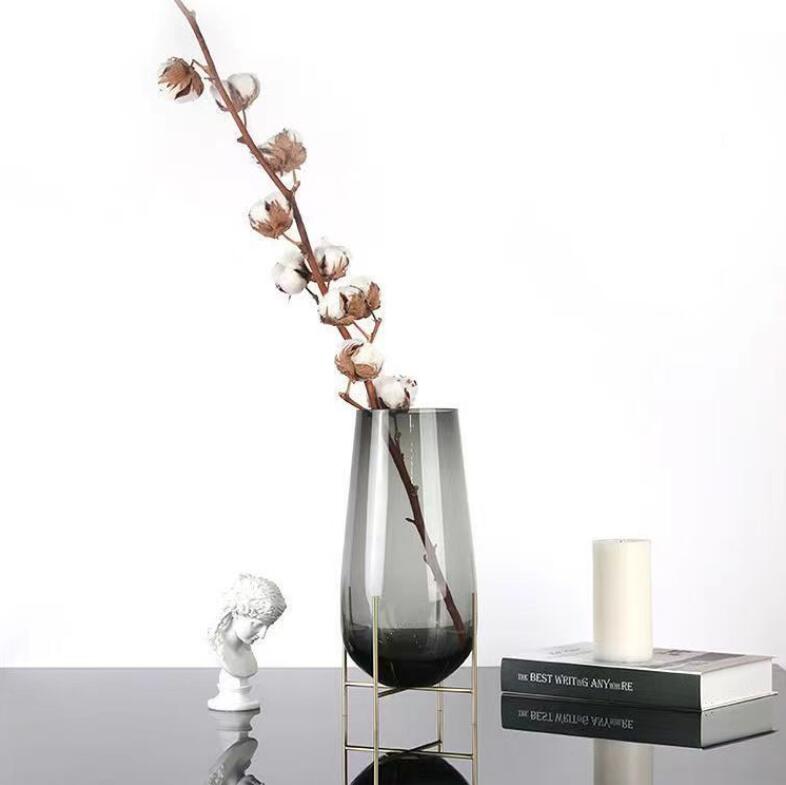 花瓶 花びん フラワーベース ガラス ドライフラワー 大きい おしゃれ かわいい 海外インテリア ブラック クリア モダン 造花セット インテリア 新築祝い 花束 生け花 リビング ダイニング 玄関 エントランス トイレ 寝室 インテリア雑貨 一輪挿し 韓国インテリア 北欧 モード