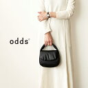 odds オッズ フラップバッグ レザー ブラック 牛革 レディース ハンドバッグ 小さめ クッション Flap Bag od241-0412