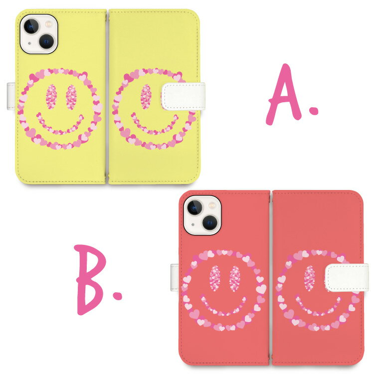 【スーパーセール半額】 iPhone ケース 手帳型 手帳 iPhone17 iPhoneAir iPhone17pro Air iPhone16e iphone16 iPhone16pro iphone15 iphone14 iPhoneSE iPhone13 16e 16 15 14 mini pro max イエロー 赤 水色 にこちゃん ニコちゃん マーク スマイル
