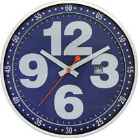 直径41cmの大迫力見やすい文字版アルミウォールクロック