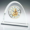 置き時計 置時計 ガラス 鳴海 クリスタル デスク 大型 高級 応接間 会社 周年 退職祝い 就任祝い 記念品送料無料 内祝い 引き出物 贈答品 記念品 ガラス...