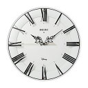 【 送料無料 】 SEIKO(セイコー) キャラクター時計 掛け時計 電波時計 アナログ キャラクター時計 ディズニー ミッキー&ミニー FS506W