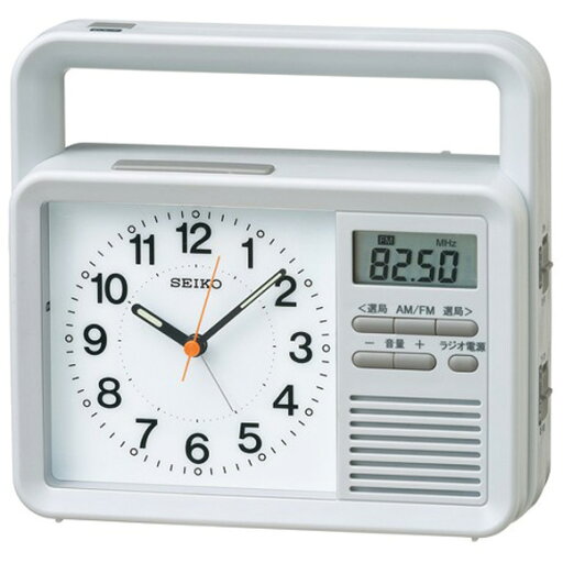 【 送料無料 】 SEIKO(セイコー) 置き時計 アナログ 防災クロック KR885N 【 送料無料 】 SEIKO(セイコー) 置き時計 アナログ 防災クロック KR885N