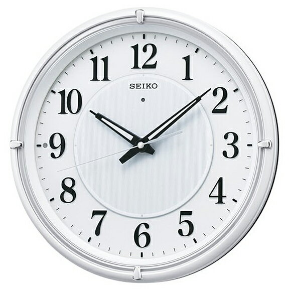 Rakuten - 【 送料無料 】 SEIKO(セイコー) 掛け時計 電波時計 アナログ 夜でも見える KX393W