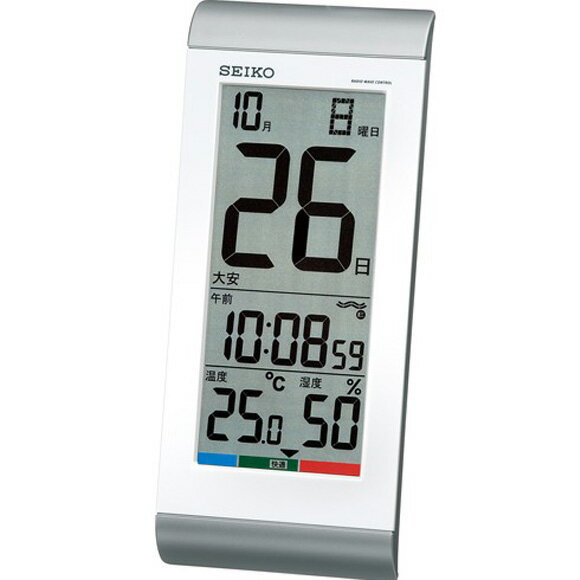 樂天商城 - SEIKO(セイコー) 置き時計 掛置兼用 デジタル 電波時計 SQ431S