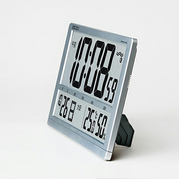【 送料無料 】 SEIKO(セイコー) 掛け時計 電波時計 デジタル 大型液晶 SQ433S [2]