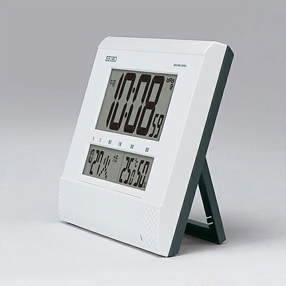 【 送料無料 】 SEIKO(セイコー) 掛け時計 電波時計 デジタル プログラムクロック SQ435W [2]