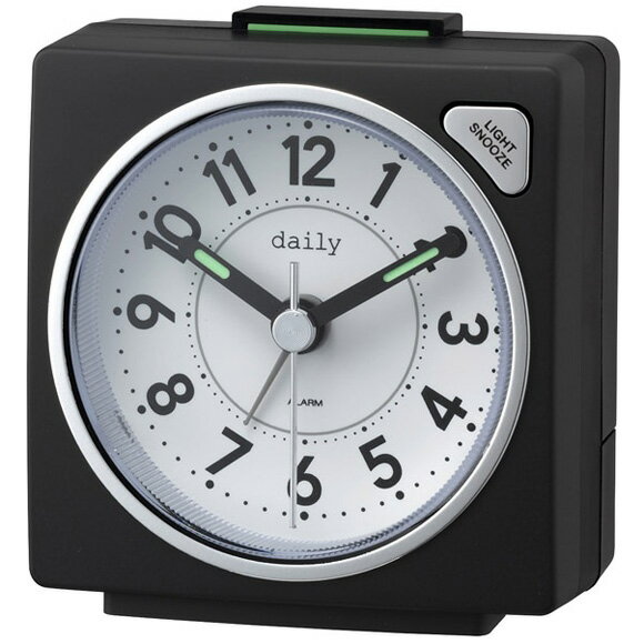 リズム時計 RHYTHM デイリー DAILY 目覚まし時計 アナログ RA27 (8REA27DN02) 特価