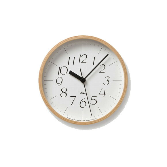 Lemnos レムノス 電波時計 掛け時計 RIKI 渡辺力 ステップムーブメント (WR-08-26)