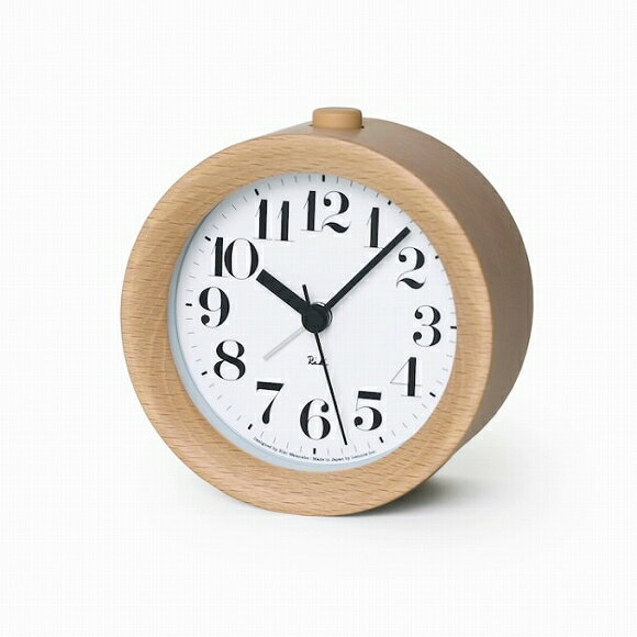 Lemnos レムノス 目覚まし時計 アナログ RIKI アラーム 渡辺力 (TL-WR09-15) *両色とも6月中旬入荷予定 [2]