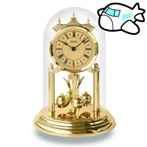 AMS 置き時計 置時計 アナログ ゴールド ドイツ製 AMS1203 納期1ヶ月程度 (YM-AMS1203)