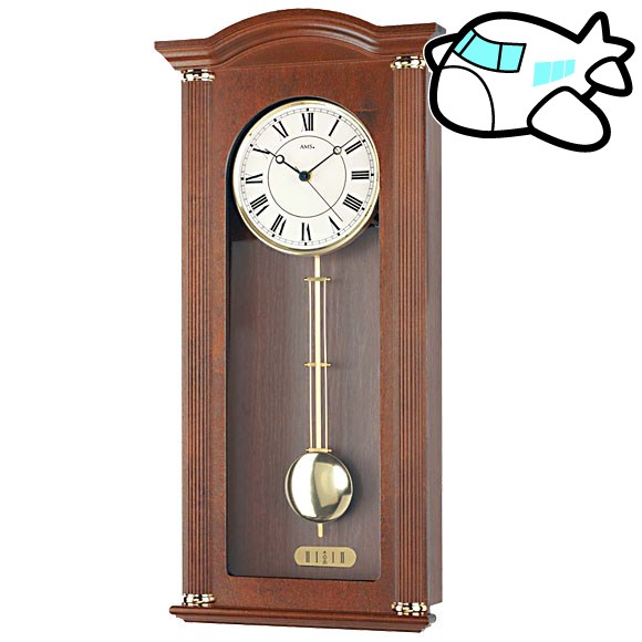 AMS 掛け時計 振り子時計 アナログ アンティーク ドイツ製 AMS5014-1 納期1ヶ月程度　(YM-AMS5014-1)