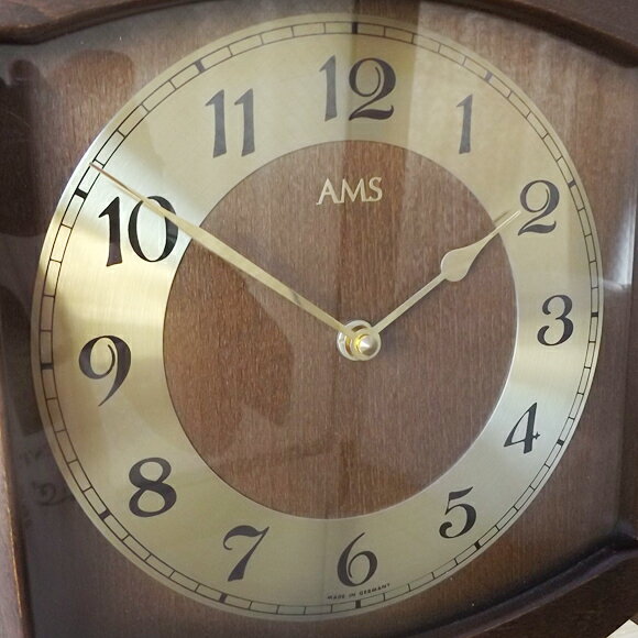 AMS 掛け時計 アナログ おしゃれ ドイツ製 AMS5822-1 納期1ヶ月程度 (YM-AMS5822-1)