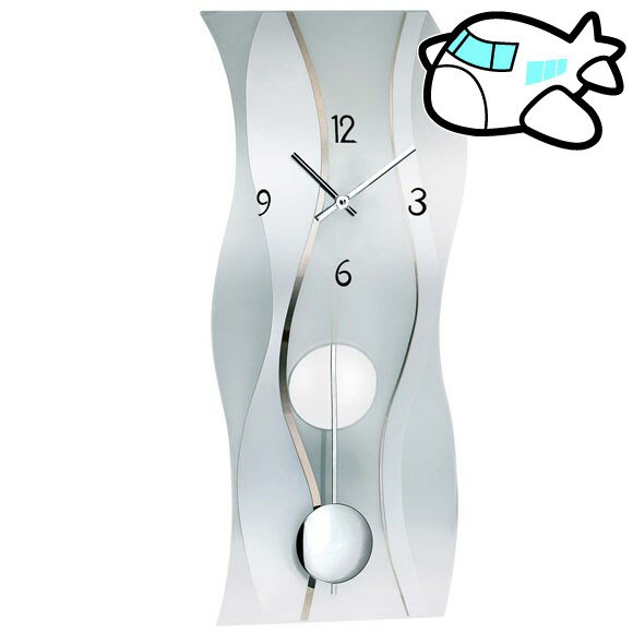 AMS 掛け時計 振り子時計 アナログ おしゃれ ドイツ製 AMS7246 納期1ヶ月程度　(YM-AMS7246)
