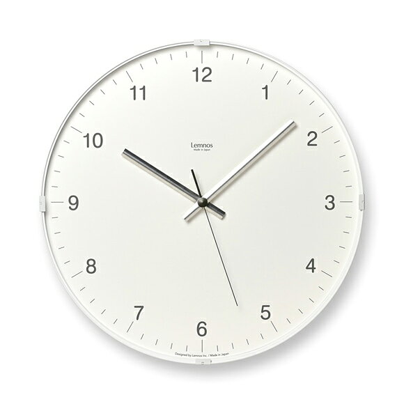 Lemnos レムノス 掛け時計 アナログ Biome clock バイオーム クロック ホワイト (TL-LC24-16WH) [2]