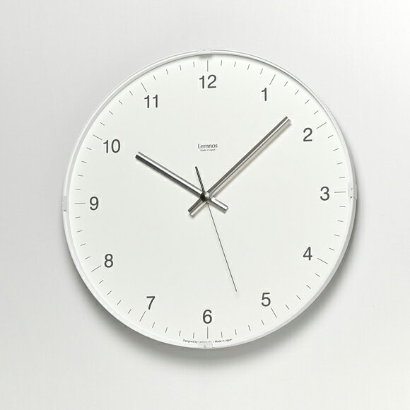 Lemnos レムノス 掛け時計 アナログ Biome clock バイオーム クロック ホワイト (TL-LC24-16WH) [3]