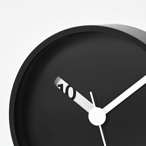 Lemnos レムノス 掛け時計 置き時計 掛置兼用 Extra Normal Clock エクストラノーマル クロック ブラック (TL-RM24-07BK) [3]