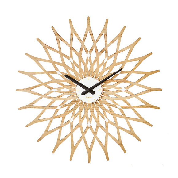 掛け時計 木製 大型 ミッドセンチュリー ノアーレ (IF-CL3022) *ブラック完売