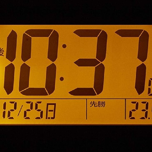 リズム(RHYTHM) 目覚まし時計 電波時計 ソーラー 補助電源 温度 カレンダー シルバー 8.3x10.8x4.5cm 8RZ215SR19 [2]