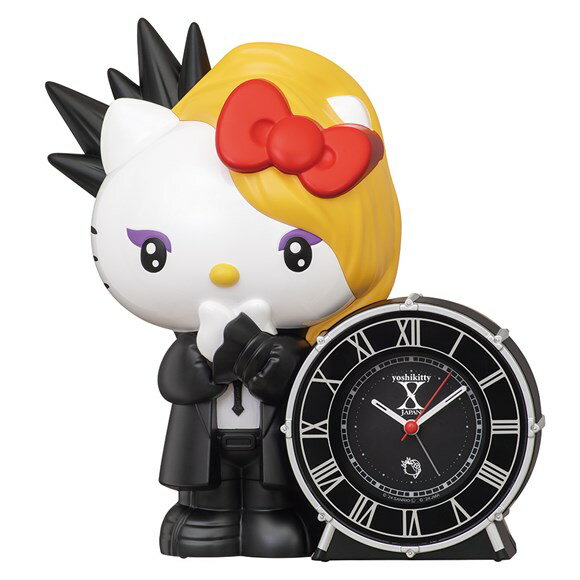 セイコー(SEIKO) キャラクター時計 アナログ yoshikitty 目覚まし時計 JF385A（楽天・インテリア雑貨a-mon（エエモン））