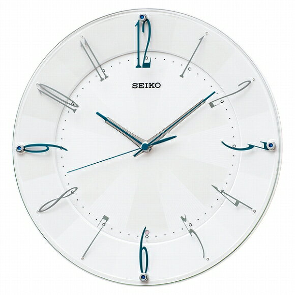 Rakuten - セイコー(SEIKO) 掛け時計 壁掛け 電波時計 KX214W アナログ スイープ 音がしない 静音タイプ おしゃれ