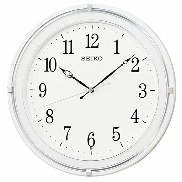 Rakuten - セイコー(SEIKO) 掛け時計 壁掛け 電波時計 KX231W アナログ スイープ 音がしない 静音タイプ おしゃれ