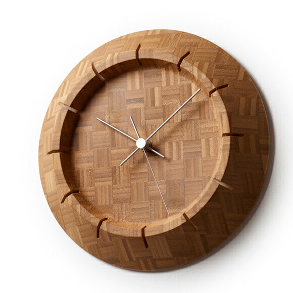 テオリ 掛け時計 ウォールクロック 竹製 テオリ 掛け時計 ウォール