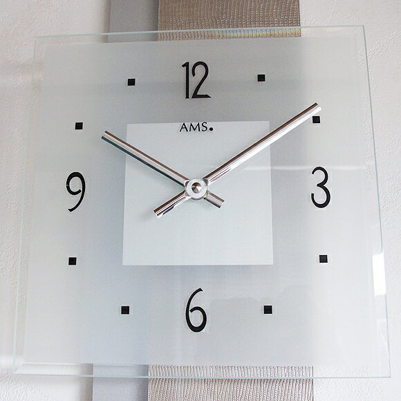 AMS 掛け時計 アナログ おしゃれ ドイツ製 AMS9443 納期1ヶ月程度 (YM-AMS9443)