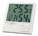 エンペックス EMPEX 置き時計 デジタル 湿度計 温度計 カレンダー 掛置兼用　(EP-TD-8240)