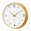 掛け時計 シンプル おしゃれ アルミ 金色 北欧 デザイン インテリア リビング プレゼント ギフト エトル (IF-CL3995)