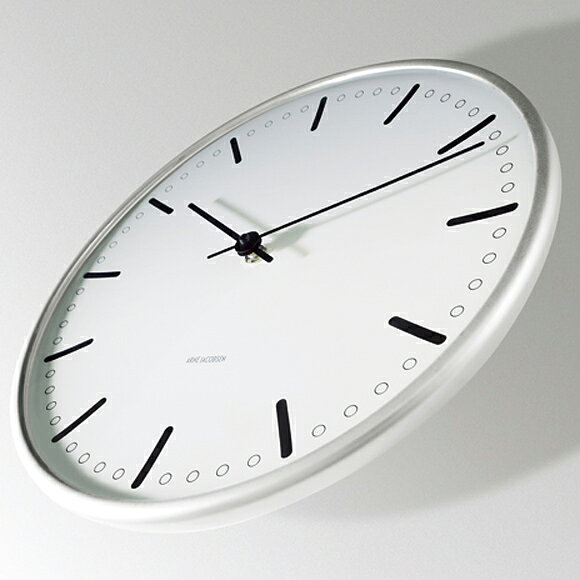 アルネヤコブセン 正規品 掛け時計 時計 21 壁掛け シティホール 21cm CITYHALL 43631 アルネ ヤコブセン ARNE JACOBSEN 掛け時計 おしゃれ 北欧 壁掛け時計 シンプル [2]