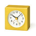 Lemnos レムノス 置き時計 目覚まし時計 かわいい 誕生日 寝室 ステップムーブメント ファルベfarbe (TL-PA18-02) 2