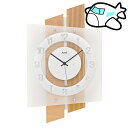 AMS ドイツ製 掛け時計 木製 リビング ギフト記念品 開院祝い 開業 オフィス ロビー AMS5530