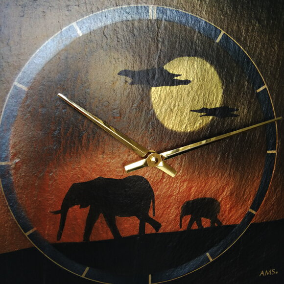 AMS 掛け時計 アナログ ドイツ製 AM9523 納期1ヶ月程度 (YM-AMS9523) [3]