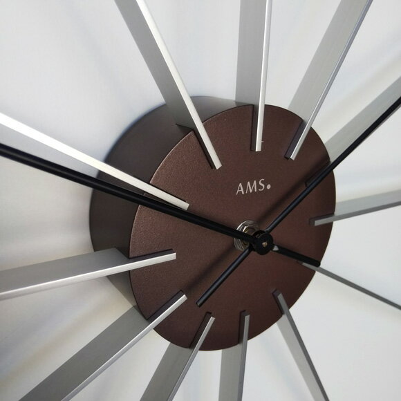 AMS ドイツ製 掛け時計 リビング ギフト記念品 開院祝い 開業 オフィス ロビー AMS9595