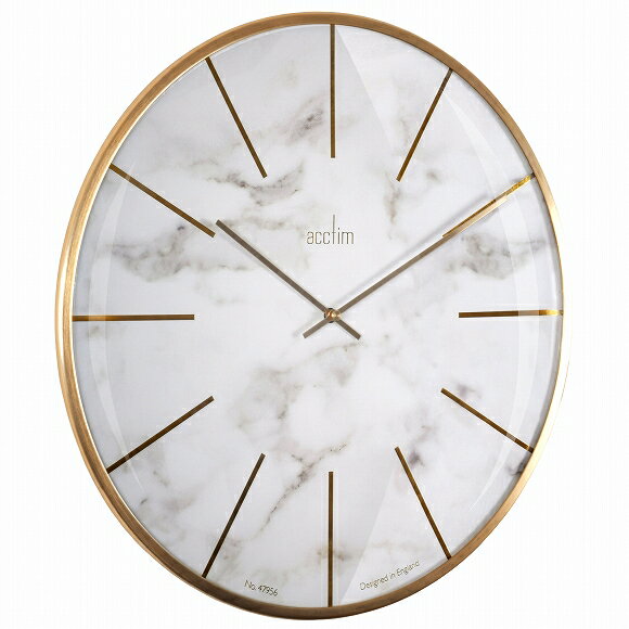 アクティム acctim 掛け時計 LUXE Marble リュクス マーブル 40cm 大型 アナログ 秒針なし (AC29432) 2
