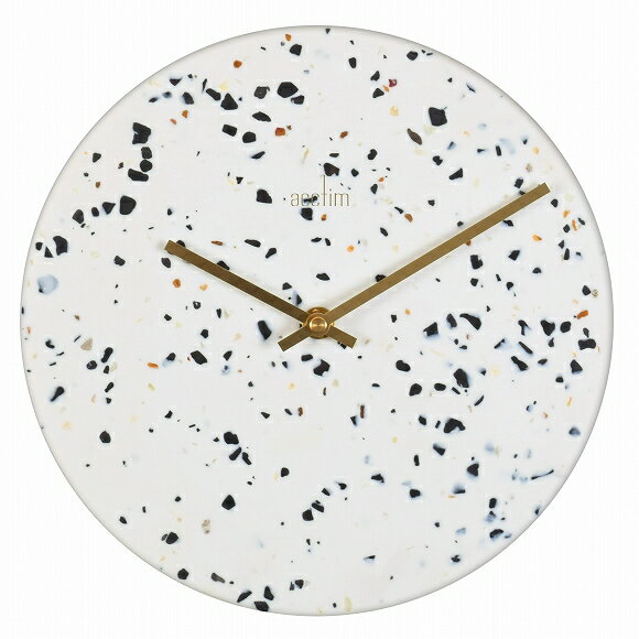 アクティム acctim 掛け時計 テラゾ 小型 アナログ 秒針なし (AC29562)