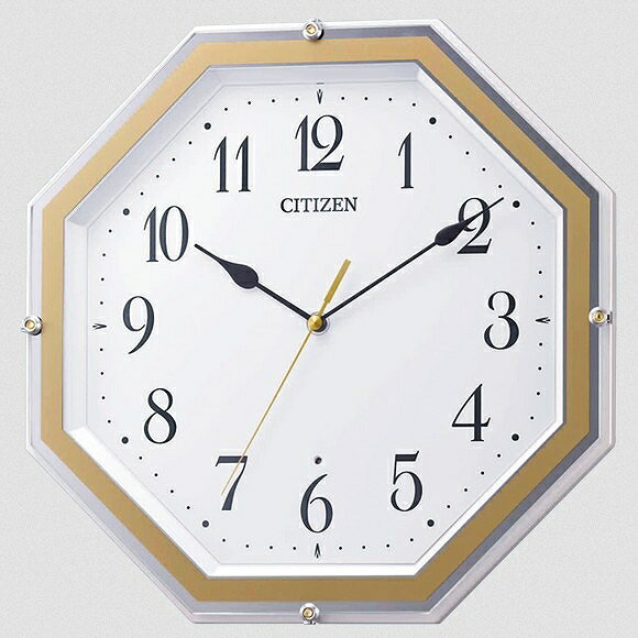 樂天商城 - シチズン CITIZEN 掛け時計 電波時計 スイープ 音がしない 静音タイプ アナログ 8MY544-003