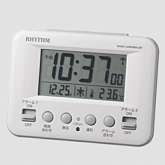 楽天市場】citizen 自動点灯 電波時計の通販