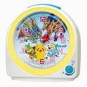 セイコー(SEIKO) 目覚まし時計 キャラクター時計 ポケットモンスター アナログ スイープ 音がしない 静音タイプ CQ422W (検) おしゃれ 目覚し時計 子供 大音量 デジタル アナログ 電波