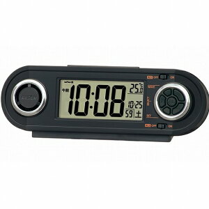 セイコー(SEIKO) 目覚まし時計 電波時計 ライデン RAIDEN 大音量 デジタル 温度表示 カレンダー NR537K (検) おしゃれ 目覚し時計 子供 大音量 デジタル アナログ 電波