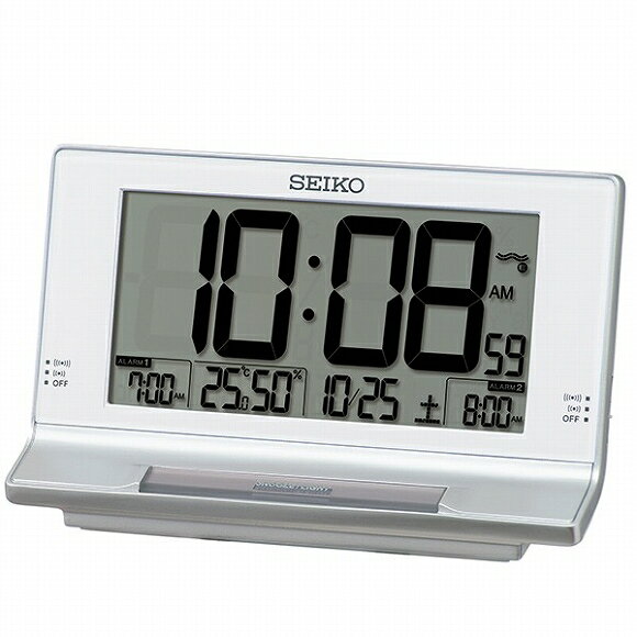 Rakuten - セイコー(SEIKO) 目覚まし時計 デジタル 温度湿度表示つき SQ322S