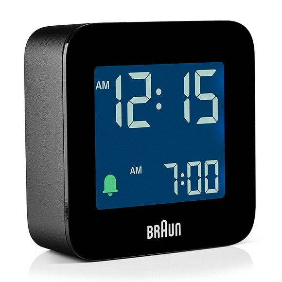 ブラウン BRAUN 目覚まし時計 BC08B ブラック デジタル ライト アラーム スヌーズ おしゃれ 正規品 ドイツ (IN-BC08B) [2]