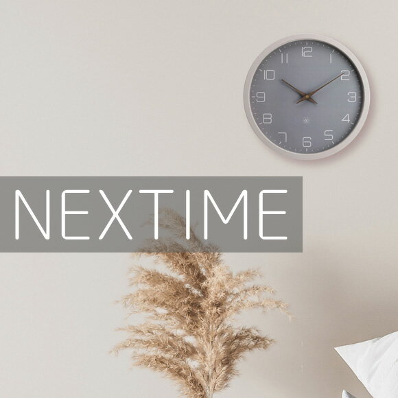 乐天商城 - NEXTIME ネクスタイム 30cm 掛け時計 アナログ 時計 秒針なし スイープ 音がしない 静音タイプ エコ Eco ベージュ　(NT-7373BE)