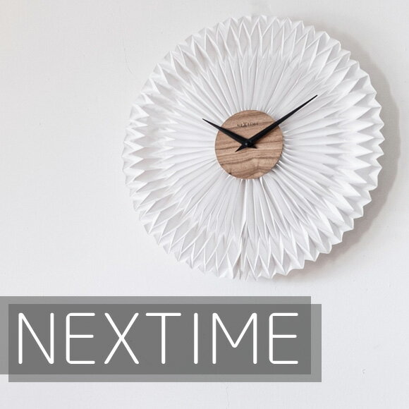 Rakuten - NEXTIME ネクスタイム 大型 50cm 掛け時計 アナログ 時計 秒針なし スイープ 音がしない 静音タイプ Hamon ミッドセンチュリー　(NT-J023)