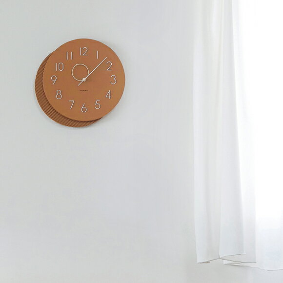掛け時計 アナログ ミト Mito ブラウン　(IF-CL4466BN)