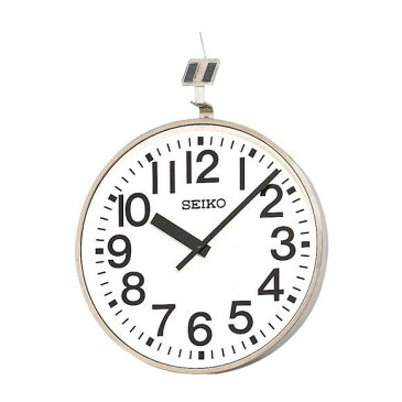 【エントリーで★最大ポイント10倍!】 【 送料無料 】 SEIKO セイコー 壁掛型 電波時計・ソーラー式 屋外用 (QFC-707R) (検) 時計 掛け時計 掛時計 かけ時計 木製