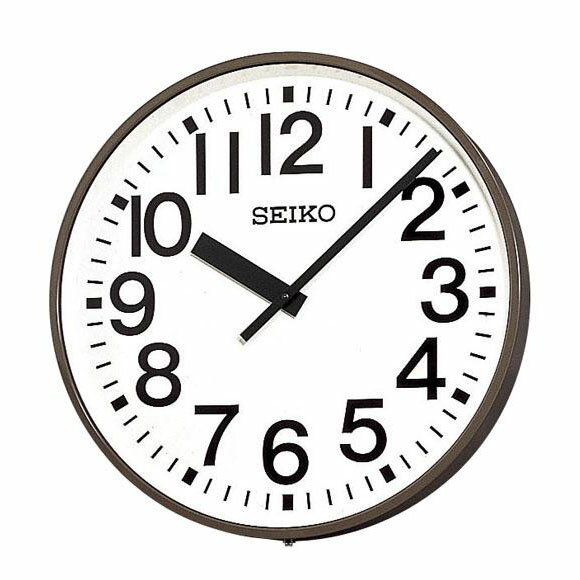 SEIKO セイコー 壁掛型 電波時計・交流電流式 屋外用 (SFC-713ER) (検) 時計 掛け時計 掛時計 かけ時計 木製