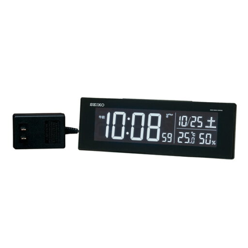 セイコー(SEIKO) 目覚まし時計 電波時計 アラームモニター スヌーズ カレンダー機能 交流電源 温度 湿度 DL305K セイコー(SEIKO) 目覚まし時計 電波時計 アラームモニター スヌーズ カレンダー機能 交流電源 温度 湿度 DL305K