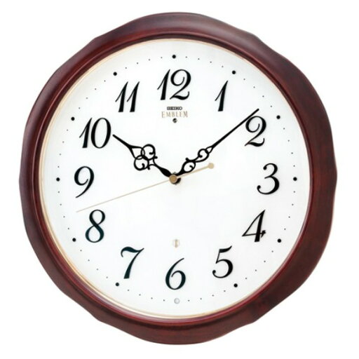 【エントリーで2個以上購入でP5倍・3個以上購入でP10倍】セイコー (SEIKO) EMBLEM 掛け時計 電波時計 おやすみ秒針 スイープ 音がしない 静音タイプ 木枠 HS554B 【エントリーで2個以上購入でP5倍・3個以上購入でP10倍】セイコー (SEIKO) EMBLEM 掛け時計 電波時計 おやすみ秒針 スイープ 音がしない 静音タイプ 木枠 HS554B